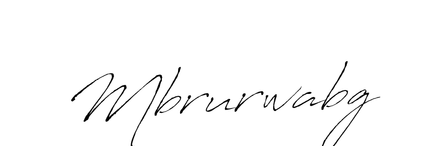 The best way (Antro_Vectra) to make a short signature is to pick only two or three words in your name. The name Mbrurwabg include a total of six letters. For converting this name. Mbrurwabg signature style 6 images and pictures png