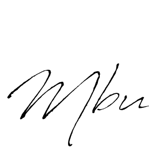 How to make Mbu signature? Antro_Vectra is a professional autograph style. Create handwritten signature for Mbu name. Mbu signature style 6 images and pictures png