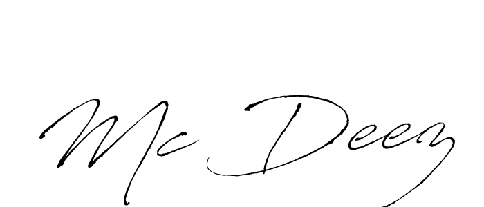 Similarly Antro_Vectra is the best handwritten signature design. Signature creator online .You can use it as an online autograph creator for name Mc Deez. Mc Deez signature style 6 images and pictures png