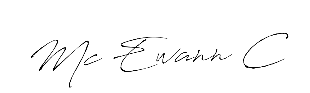 Antro_Vectra is a professional signature style that is perfect for those who want to add a touch of class to their signature. It is also a great choice for those who want to make their signature more unique. Get Mc Ewann C name to fancy signature for free. Mc Ewann C signature style 6 images and pictures png