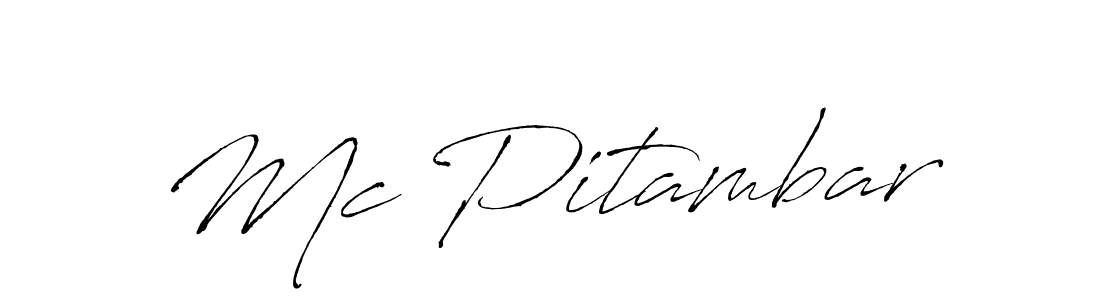 How to Draw Mc Pitambar signature style? Antro_Vectra is a latest design signature styles for name Mc Pitambar. Mc Pitambar signature style 6 images and pictures png