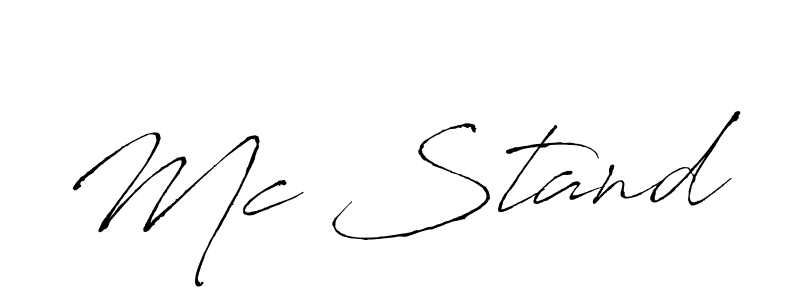 The best way (Antro_Vectra) to make a short signature is to pick only two or three words in your name. The name Mc Stand include a total of six letters. For converting this name. Mc Stand signature style 6 images and pictures png