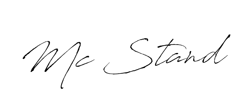 Mc Stand stylish signature style. Best Handwritten Sign (Antro_Vectra) for my name. Handwritten Signature Collection Ideas for my name Mc Stand. Mc Stand signature style 6 images and pictures png