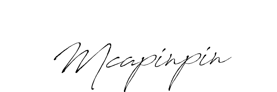 Also You can easily find your signature by using the search form. We will create Mcapinpin name handwritten signature images for you free of cost using Antro_Vectra sign style. Mcapinpin signature style 6 images and pictures png