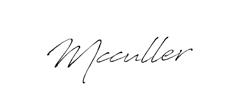 Make a beautiful signature design for name Mcculler. With this signature (Antro_Vectra) style, you can create a handwritten signature for free. Mcculler signature style 6 images and pictures png