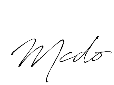 Also we have Mcdo name is the best signature style. Create professional handwritten signature collection using Antro_Vectra autograph style. Mcdo signature style 6 images and pictures png