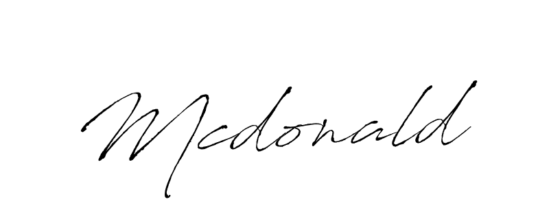 Design your own signature with our free online signature maker. With this signature software, you can create a handwritten (Antro_Vectra) signature for name Mcdonald. Mcdonald signature style 6 images and pictures png