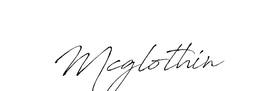 Make a beautiful signature design for name Mcglothin. With this signature (Antro_Vectra) style, you can create a handwritten signature for free. Mcglothin signature style 6 images and pictures png