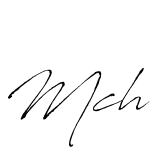 Use a signature maker to create a handwritten signature online. With this signature software, you can design (Antro_Vectra) your own signature for name Mch. Mch signature style 6 images and pictures png