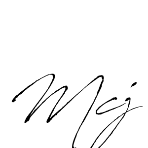 You should practise on your own different ways (Antro_Vectra) to write your name (Mcj) in signature. don't let someone else do it for you. Mcj signature style 6 images and pictures png