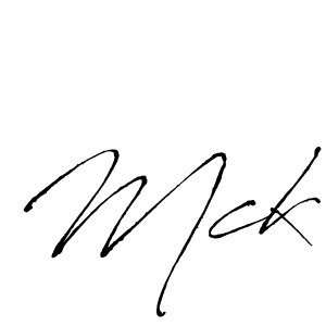Use a signature maker to create a handwritten signature online. With this signature software, you can design (Antro_Vectra) your own signature for name Mck. Mck signature style 6 images and pictures png