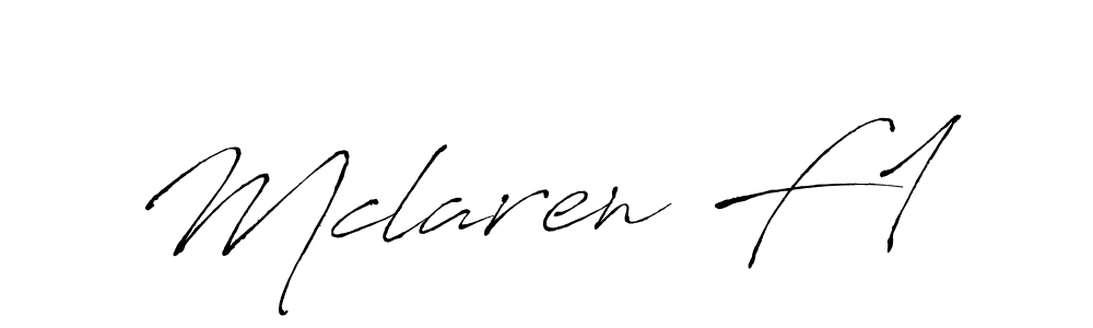 Design your own signature with our free online signature maker. With this signature software, you can create a handwritten (Antro_Vectra) signature for name Mclaren F1. Mclaren F1 signature style 6 images and pictures png