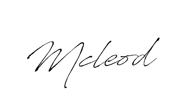 Create a beautiful signature design for name Mcleod. With this signature (Antro_Vectra) fonts, you can make a handwritten signature for free. Mcleod signature style 6 images and pictures png