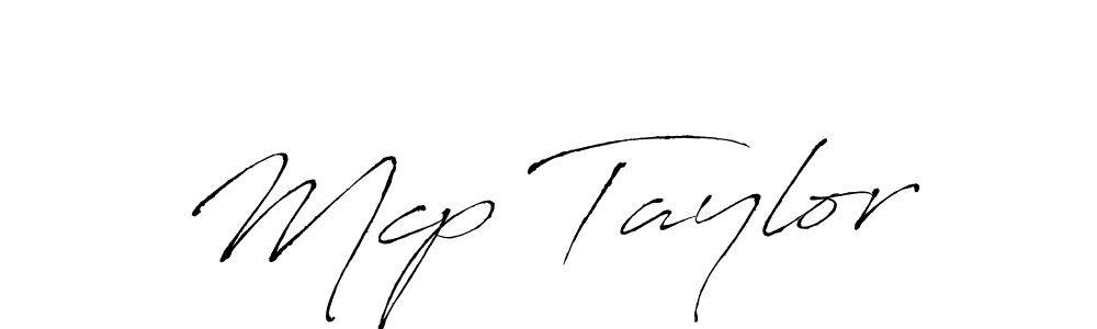 Antro_Vectra is a professional signature style that is perfect for those who want to add a touch of class to their signature. It is also a great choice for those who want to make their signature more unique. Get Mcp Taylor name to fancy signature for free. Mcp Taylor signature style 6 images and pictures png