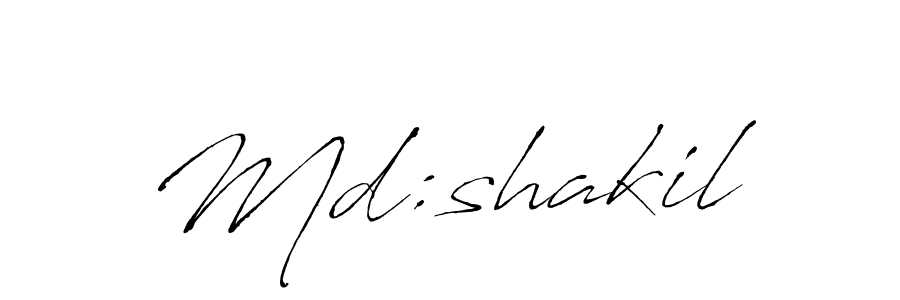 How to Draw Md:shakil signature style? Antro_Vectra is a latest design signature styles for name Md:shakil. Md:shakil signature style 6 images and pictures png