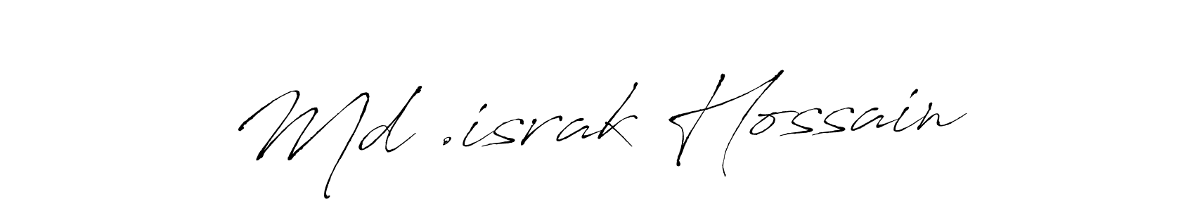 Md .israk Hossain stylish signature style. Best Handwritten Sign (Antro_Vectra) for my name. Handwritten Signature Collection Ideas for my name Md .israk Hossain. Md .israk Hossain signature style 6 images and pictures png