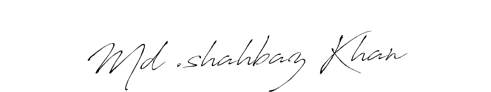 Also we have Md .shahbaz Khan name is the best signature style. Create professional handwritten signature collection using Antro_Vectra autograph style. Md .shahbaz Khan signature style 6 images and pictures png