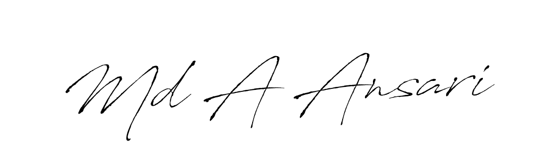 Make a beautiful signature design for name Md A Ansari. Use this online signature maker to create a handwritten signature for free. Md A Ansari signature style 6 images and pictures png