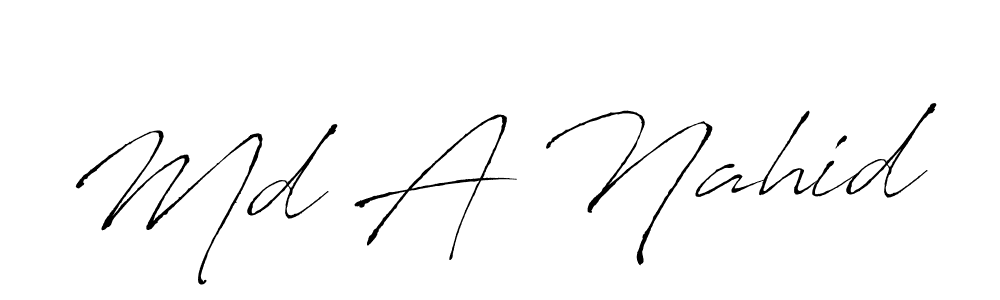 You should practise on your own different ways (Antro_Vectra) to write your name (Md A Nahid) in signature. don't let someone else do it for you. Md A Nahid signature style 6 images and pictures png