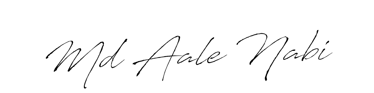 Use a signature maker to create a handwritten signature online. With this signature software, you can design (Antro_Vectra) your own signature for name Md Aale Nabi. Md Aale Nabi signature style 6 images and pictures png