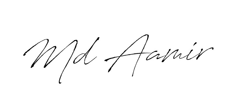 It looks lik you need a new signature style for name Md Aamir. Design unique handwritten (Antro_Vectra) signature with our free signature maker in just a few clicks. Md Aamir signature style 6 images and pictures png