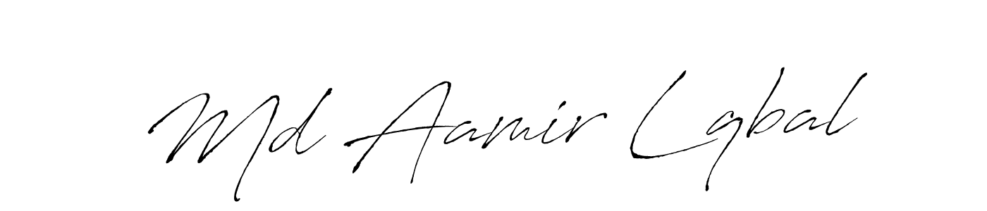 Make a beautiful signature design for name Md Aamir Lqbal. Use this online signature maker to create a handwritten signature for free. Md Aamir Lqbal signature style 6 images and pictures png