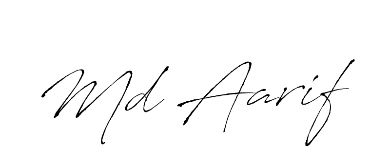 It looks lik you need a new signature style for name Md Aarif. Design unique handwritten (Antro_Vectra) signature with our free signature maker in just a few clicks. Md Aarif signature style 6 images and pictures png