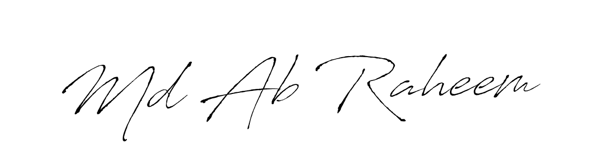 The best way (Antro_Vectra) to make a short signature is to pick only two or three words in your name. The name Md Ab Raheem include a total of six letters. For converting this name. Md Ab Raheem signature style 6 images and pictures png