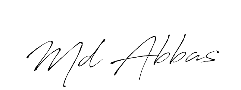 Create a beautiful signature design for name Md Abbas. With this signature (Antro_Vectra) fonts, you can make a handwritten signature for free. Md Abbas signature style 6 images and pictures png