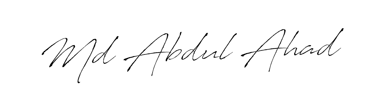 This is the best signature style for the Md Abdul Ahad name. Also you like these signature font (Antro_Vectra). Mix name signature. Md Abdul Ahad signature style 6 images and pictures png