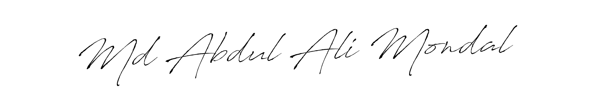 Also we have Md Abdul Ali Mondal name is the best signature style. Create professional handwritten signature collection using Antro_Vectra autograph style. Md Abdul Ali Mondal signature style 6 images and pictures png