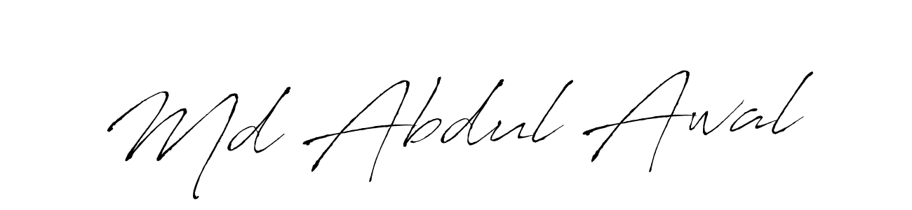 Make a beautiful signature design for name Md Abdul Awal. Use this online signature maker to create a handwritten signature for free. Md Abdul Awal signature style 6 images and pictures png