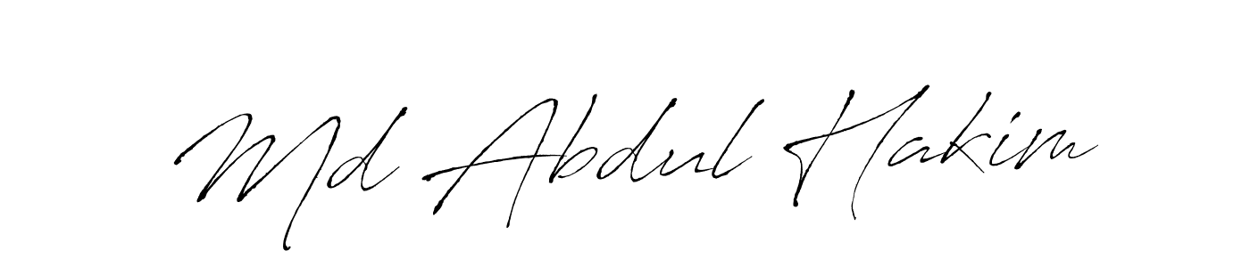 Use a signature maker to create a handwritten signature online. With this signature software, you can design (Antro_Vectra) your own signature for name Md Abdul Hakim. Md Abdul Hakim signature style 6 images and pictures png