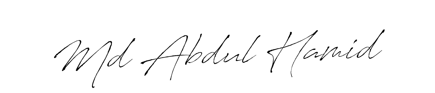 You can use this online signature creator to create a handwritten signature for the name Md Abdul Hamid. This is the best online autograph maker. Md Abdul Hamid signature style 6 images and pictures png