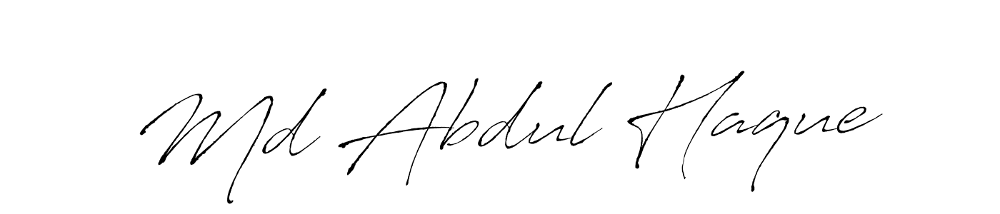 Antro_Vectra is a professional signature style that is perfect for those who want to add a touch of class to their signature. It is also a great choice for those who want to make their signature more unique. Get Md Abdul Haque name to fancy signature for free. Md Abdul Haque signature style 6 images and pictures png