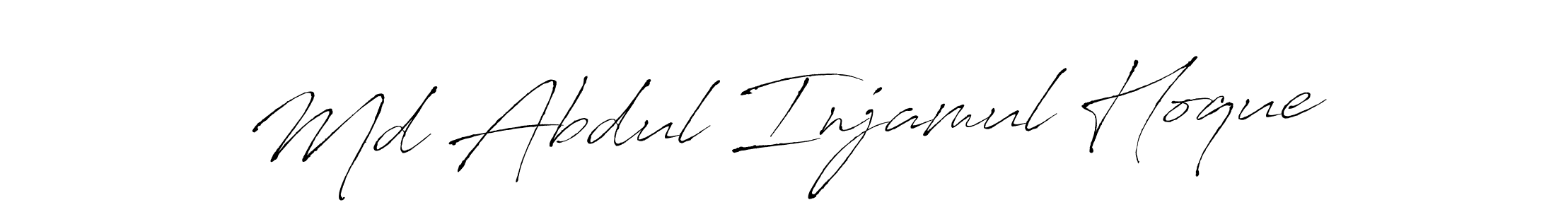 Md Abdul Injamul Hoque stylish signature style. Best Handwritten Sign (Antro_Vectra) for my name. Handwritten Signature Collection Ideas for my name Md Abdul Injamul Hoque. Md Abdul Injamul Hoque signature style 6 images and pictures png
