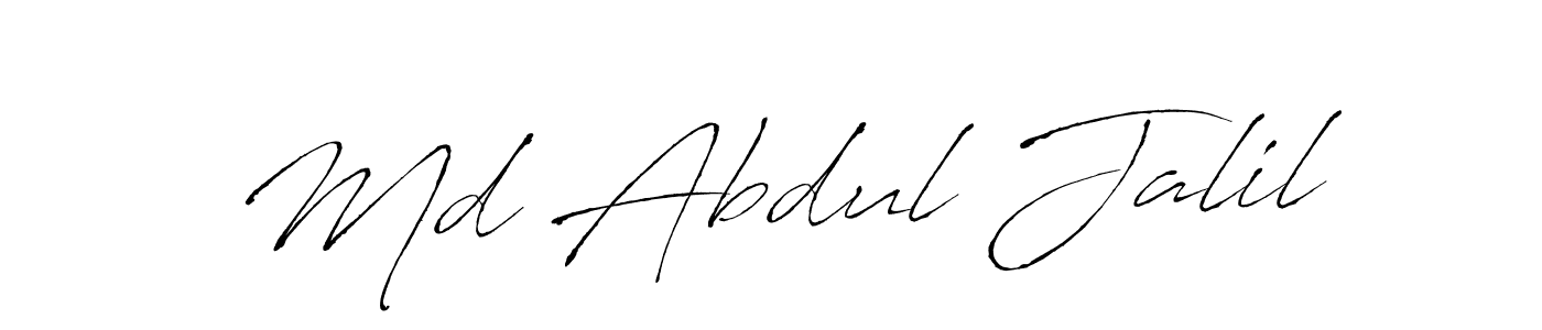 Antro_Vectra is a professional signature style that is perfect for those who want to add a touch of class to their signature. It is also a great choice for those who want to make their signature more unique. Get Md Abdul Jalil name to fancy signature for free. Md Abdul Jalil signature style 6 images and pictures png