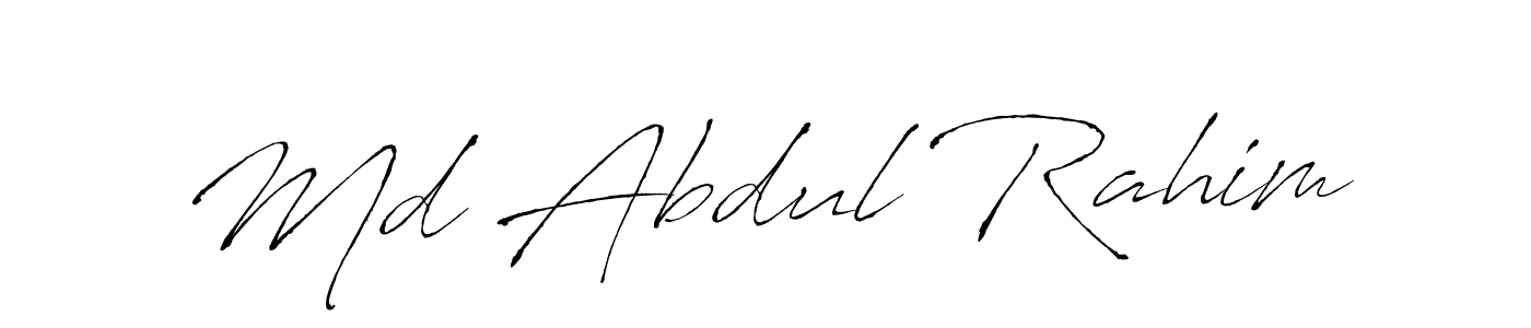 Also You can easily find your signature by using the search form. We will create Md Abdul Rahim name handwritten signature images for you free of cost using Antro_Vectra sign style. Md Abdul Rahim signature style 6 images and pictures png