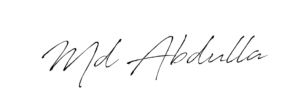 You can use this online signature creator to create a handwritten signature for the name Md Abdulla. This is the best online autograph maker. Md Abdulla signature style 6 images and pictures png