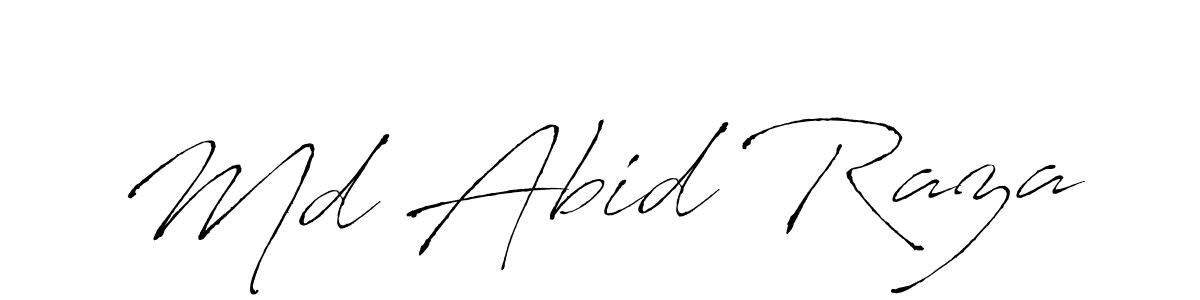 Similarly Antro_Vectra is the best handwritten signature design. Signature creator online .You can use it as an online autograph creator for name Md Abid Raza. Md Abid Raza signature style 6 images and pictures png