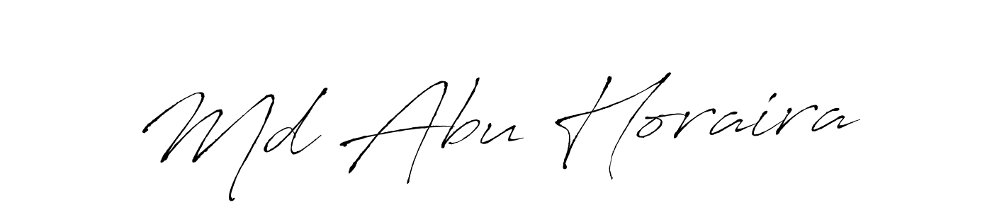 Create a beautiful signature design for name Md Abu Horaira. With this signature (Antro_Vectra) fonts, you can make a handwritten signature for free. Md Abu Horaira signature style 6 images and pictures png