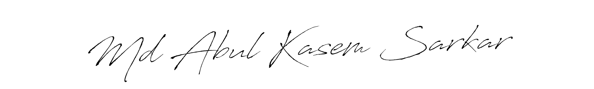 How to make Md Abul Kasem Sarkar signature? Antro_Vectra is a professional autograph style. Create handwritten signature for Md Abul Kasem Sarkar name. Md Abul Kasem Sarkar signature style 6 images and pictures png