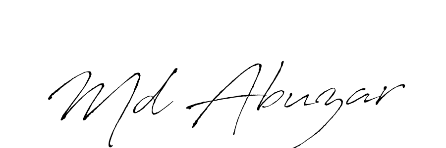 The best way (Antro_Vectra) to make a short signature is to pick only two or three words in your name. The name Md Abuzar include a total of six letters. For converting this name. Md Abuzar signature style 6 images and pictures png