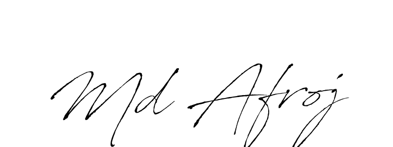 Create a beautiful signature design for name Md Afroj. With this signature (Antro_Vectra) fonts, you can make a handwritten signature for free. Md Afroj signature style 6 images and pictures png