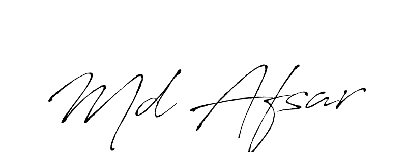 Create a beautiful signature design for name Md Afsar. With this signature (Antro_Vectra) fonts, you can make a handwritten signature for free. Md Afsar signature style 6 images and pictures png