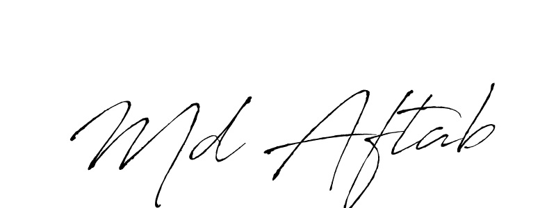 Similarly Antro_Vectra is the best handwritten signature design. Signature creator online .You can use it as an online autograph creator for name Md Aftab. Md Aftab signature style 6 images and pictures png