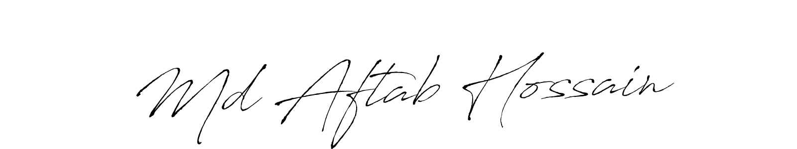 Similarly Antro_Vectra is the best handwritten signature design. Signature creator online .You can use it as an online autograph creator for name Md Aftab Hossain. Md Aftab Hossain signature style 6 images and pictures png