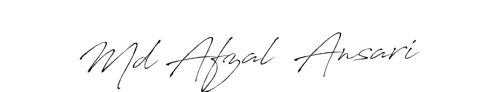 Create a beautiful signature design for name Md Afzal  Ansari. With this signature (Antro_Vectra) fonts, you can make a handwritten signature for free. Md Afzal  Ansari signature style 6 images and pictures png
