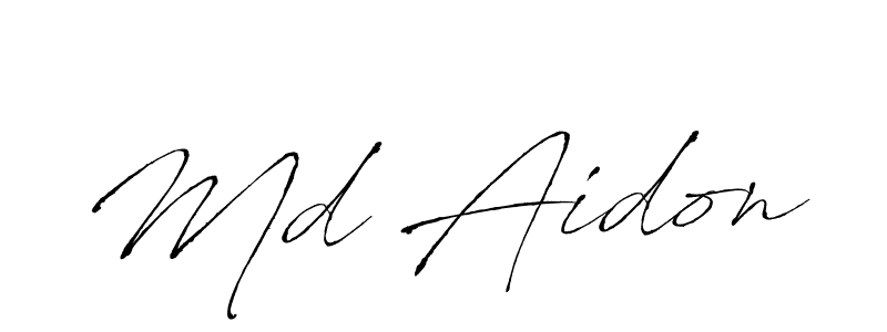 Similarly Antro_Vectra is the best handwritten signature design. Signature creator online .You can use it as an online autograph creator for name Md Aidon. Md Aidon signature style 6 images and pictures png