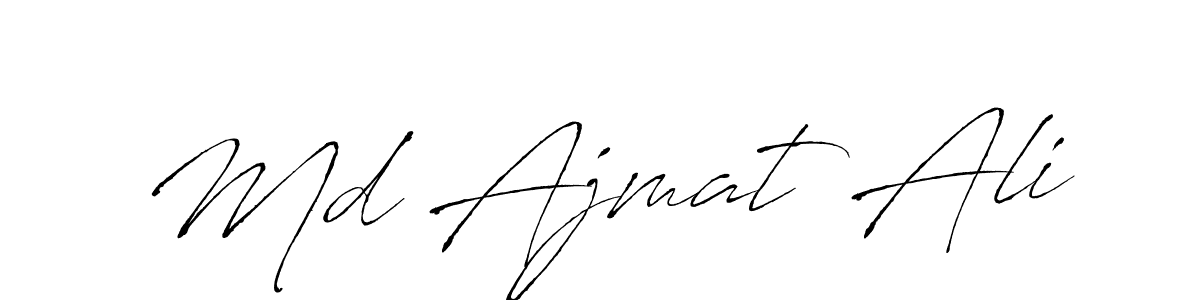 Similarly Antro_Vectra is the best handwritten signature design. Signature creator online .You can use it as an online autograph creator for name Md Ajmat Ali. Md Ajmat Ali signature style 6 images and pictures png